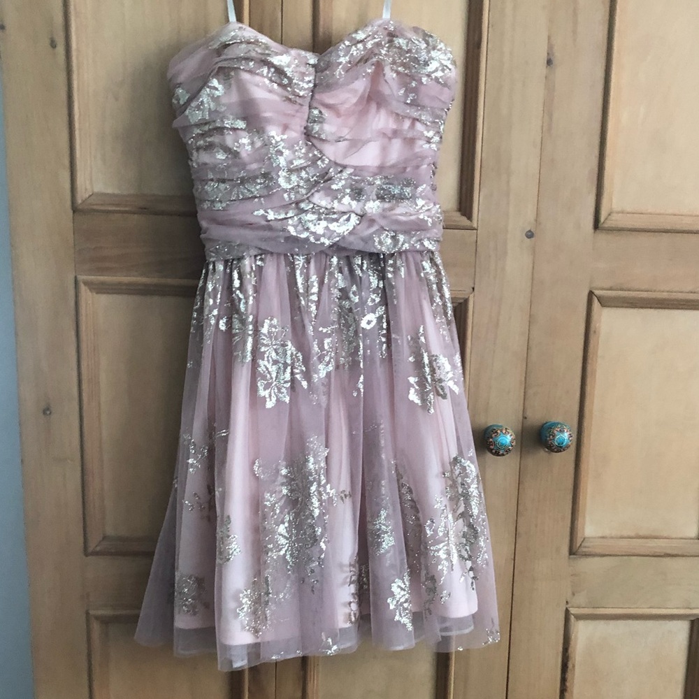 Cute Dress champagne and gold